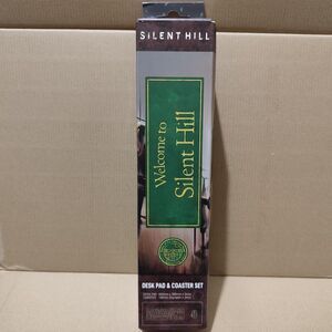 Welcome To Silent Hill XL Desk Pad & Coaster Set Official Konami Collectibles